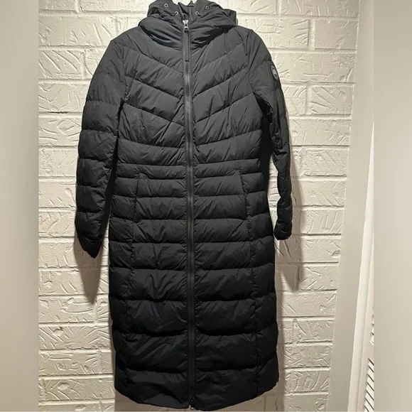 New Canada Goose Clair Long Coat Black Label Size Large - Picture 4 of 10